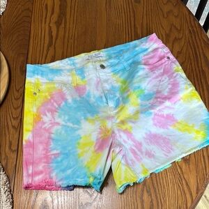 Colorful Tie-Dye Women's Shorts